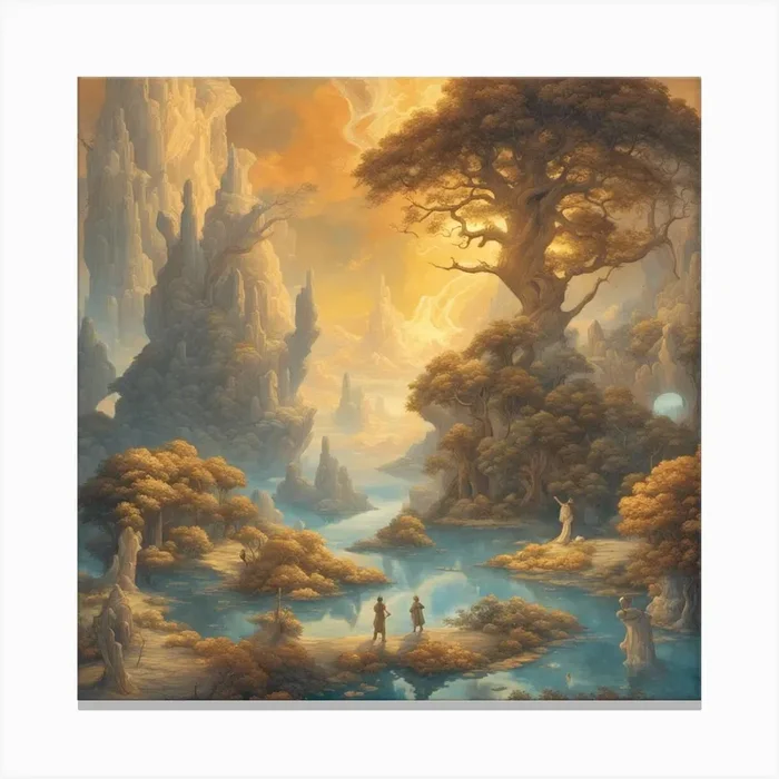 183401 High Quality, Highly Detailed, Picture A Surreal D Xl 1024 V1 0 Canvas Print by arthub