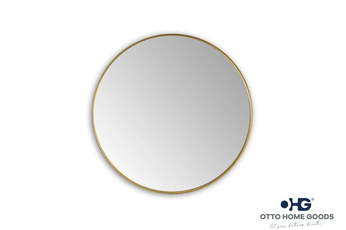 30 ” Round Gold Mirror