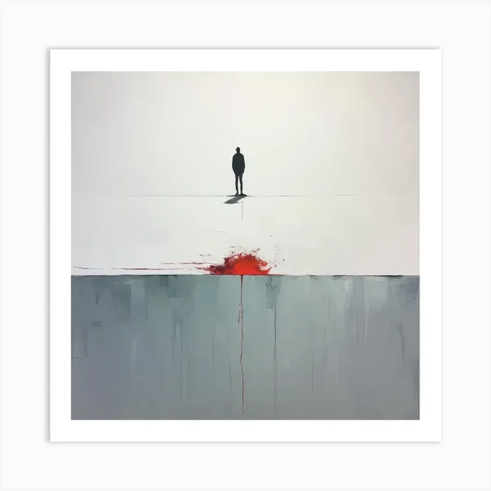 ‘Blood’ Art Print by PaigeDesigns
