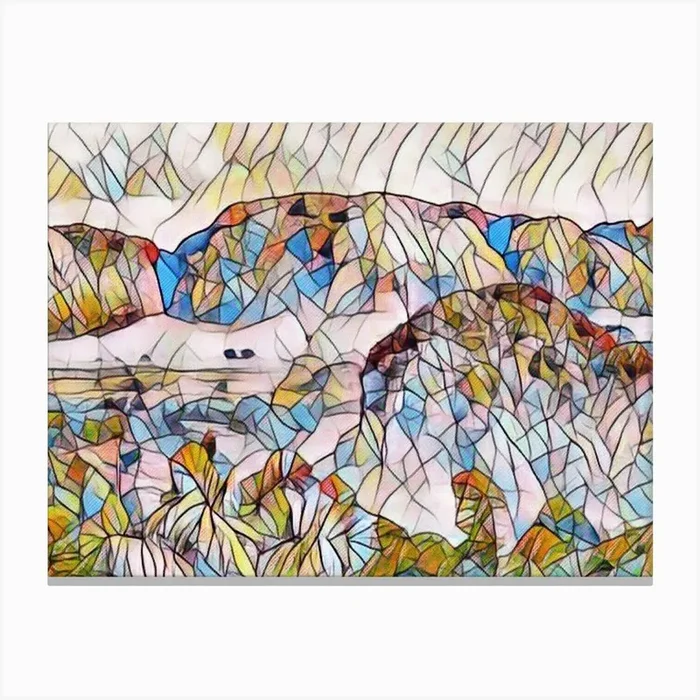 ‘Sea Of Glass’ Canvas Print by FATSLIM