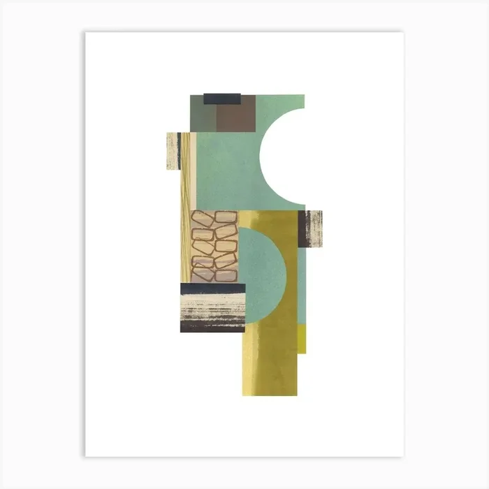 ‘Shapes’ Art PrintAD by Anne Davison Studio