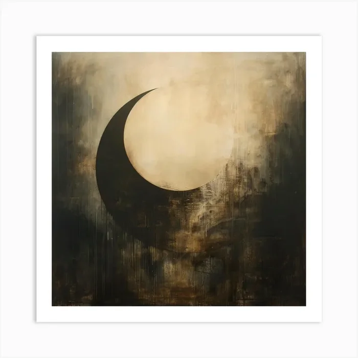 ‘The Moon’ Art Print by PaigeDesigns