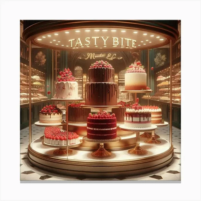 A nice pastery Canvas Print by iamfy.co/shop/goodness244