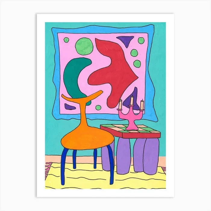 A Work Of Art Art Print by Grace De Kroon