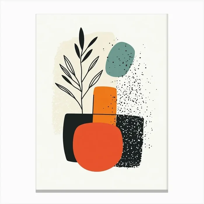 Abstract Abstract Painting 35 Canvas Print by IsmailKhan