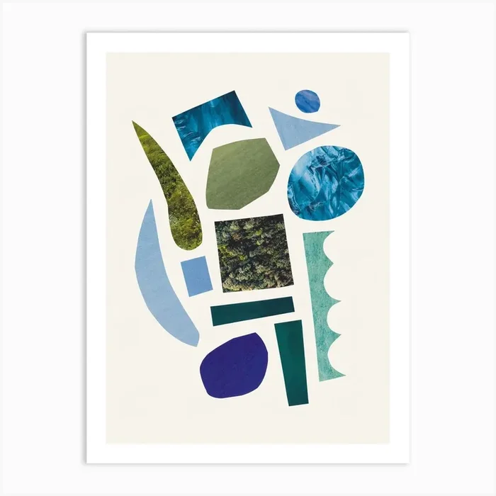 Abstract Collage 1 Art Print by Alisa Galitsyna
