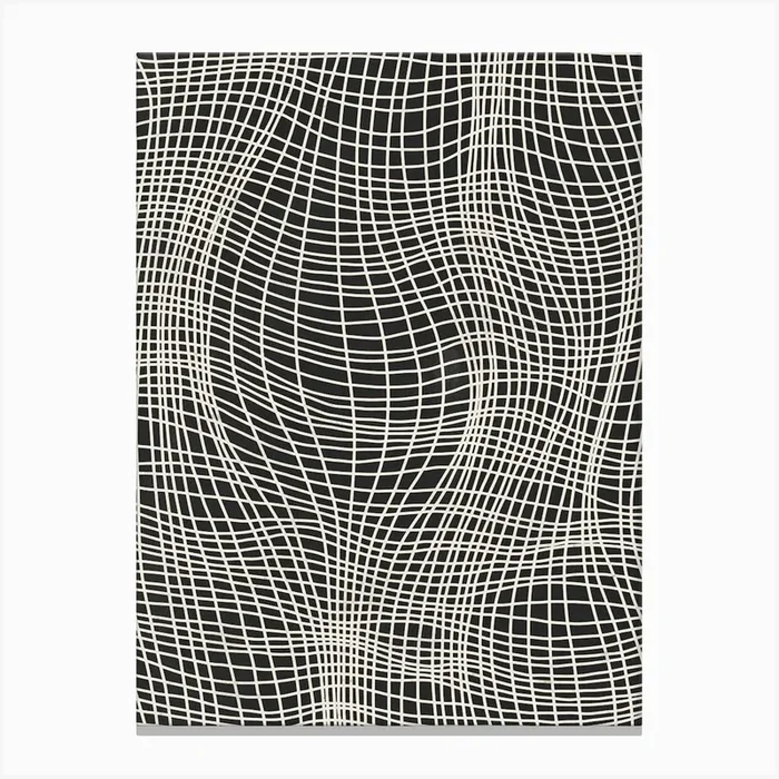Abstract Lines No 1083 Canvas Print by Firum Studio