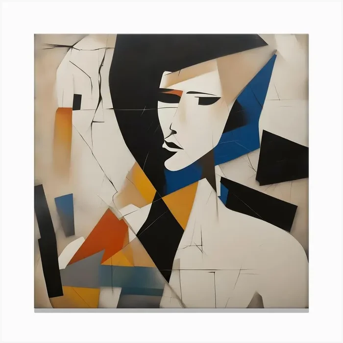 Abstract Painting 22 Canvas Print by Hassan Rehman