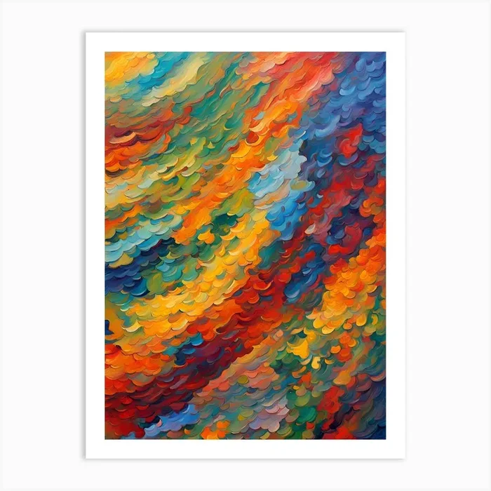 Abstract Painting 5 Art PrintC by Clofura