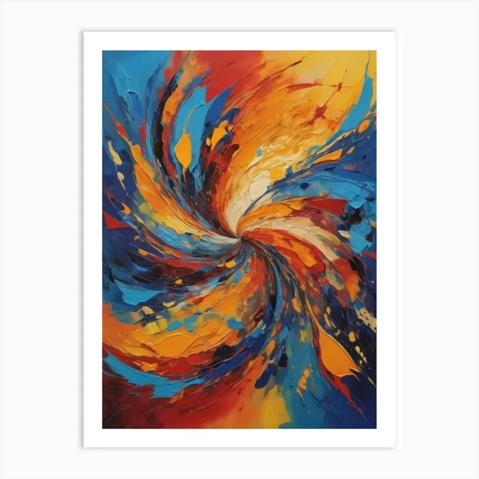 Abstract Painting 565 Art Print by Fantasy24