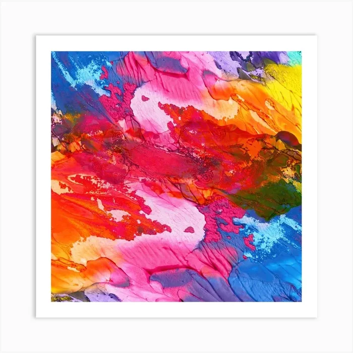 Abstract Painting Art Print by Hilia