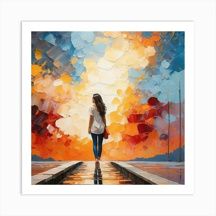 Abstract painting Art PrintIS by Inspire shop
