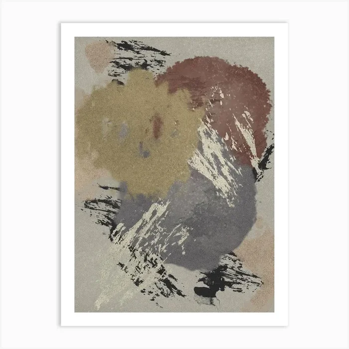 Abstract Painting Natural Dreams Art Print by Imaginative