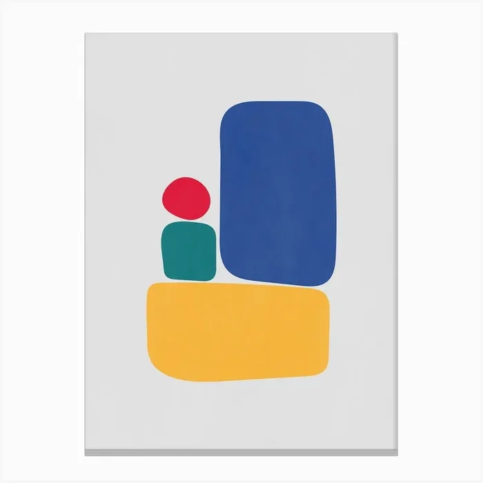 Abstract Shape Canvas Print by Lady Humaira