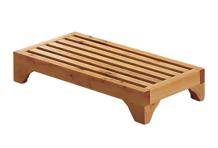 ALFI brand AB4409 4 ” Modern Wooden Stepping Stool Multi-Purpose Accessory