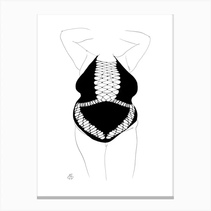 Alice Canvas PrintA by ABCreatesLtd