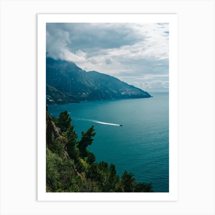 Amalfi Coast Boats VI Art Print by Bethany Young