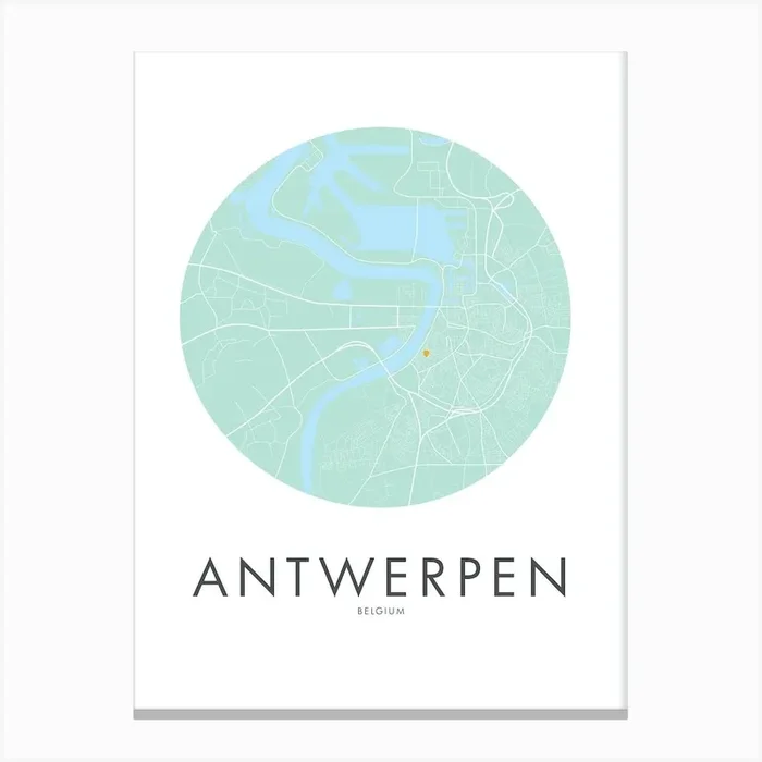 Antwerp by emerybloom Canvas PrintE by Emerybloom