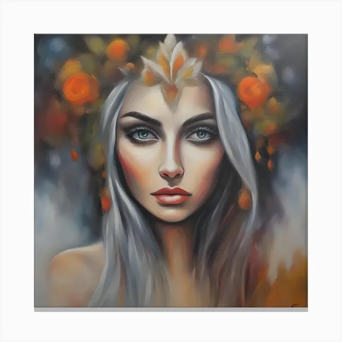 Aphrodite Canvas Print by Hassan Rehman