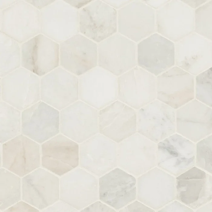 Arabescato Venato Hexagon Tile