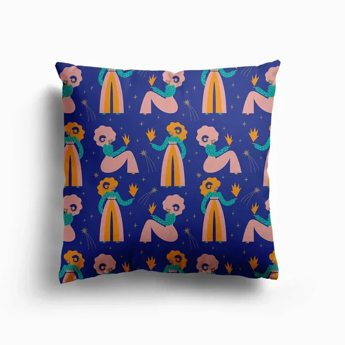 Aries Canvas Cushion by Cheryl Windsor