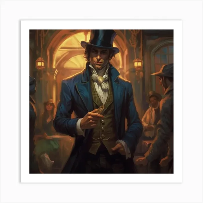 Armadiler Step Into The Shoes Of A Charismatic Rogue Charming Y 18779027 B082 4a9b 9c89 1d06623f1ad7 Art PrintA by Armadiler