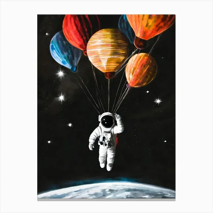 Astronaut Canvas Print by Andreas Magnusson