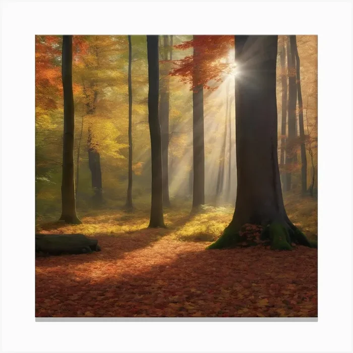 Autumn Forest 1 Canvas PrintM by Megamind