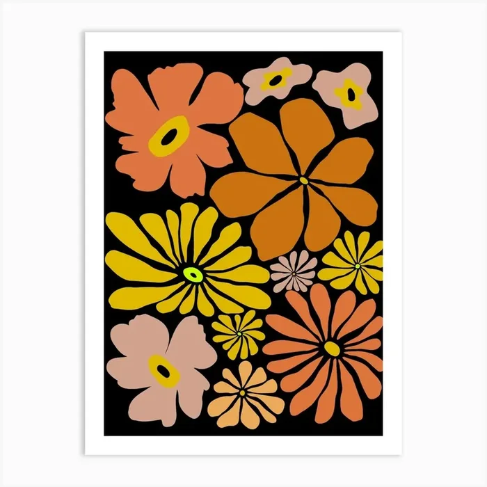 Autumn Garden I Art PrintMA by Miho art studio