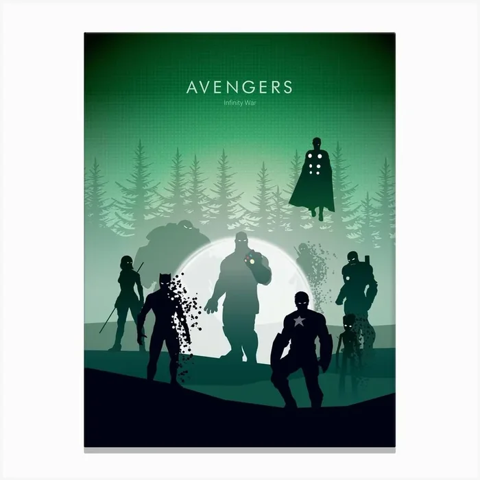 Avengers Infinity War Canvas Print by Wolf and Rocket