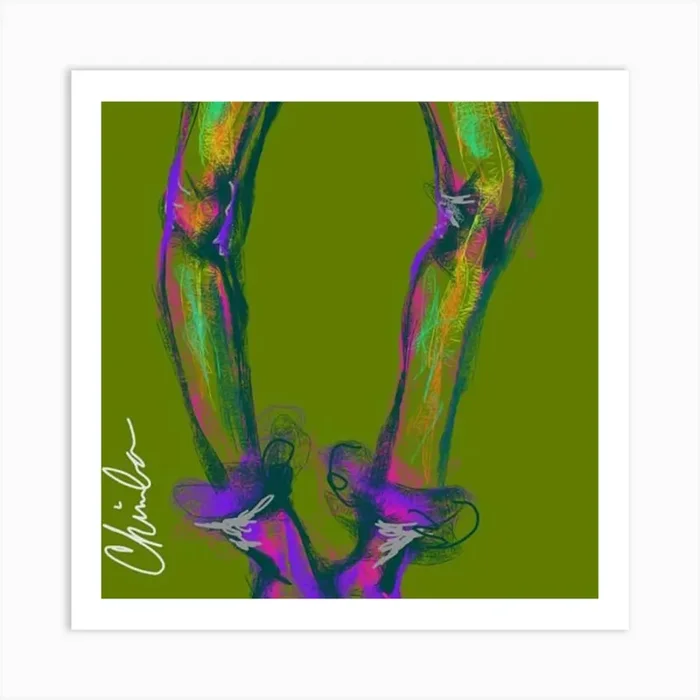 Awkward Stance Art Print by Chimba