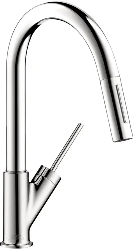 AXOR Starck Prep Kitchen Faucet 2-Spray Pull-Down, 1.75 GPM