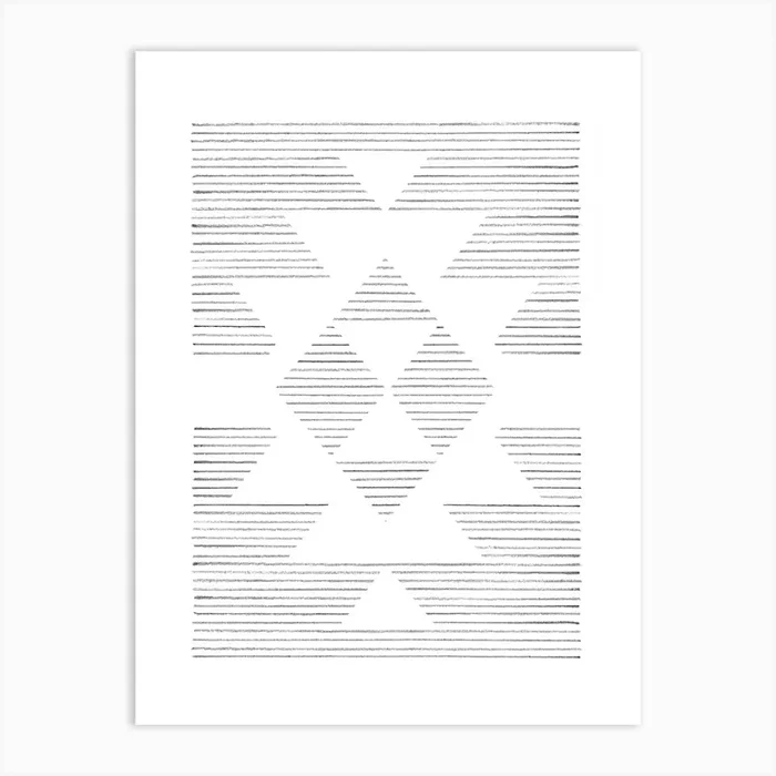 Aztec line art Pattern 2 Art Print by Whale’s Way