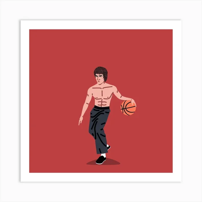 Balling Bruce Art Print by Elad Shagrir