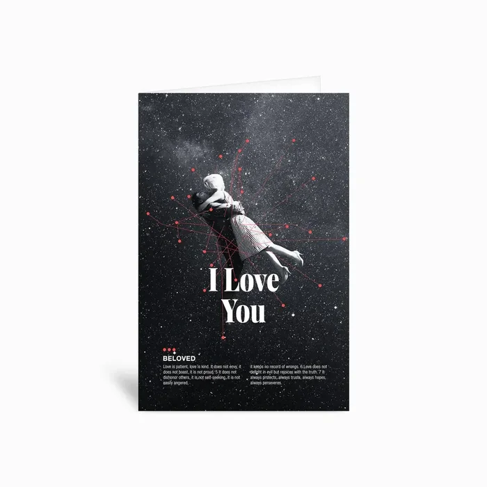 Be loved Valentine Greetings Card by Frank Moth