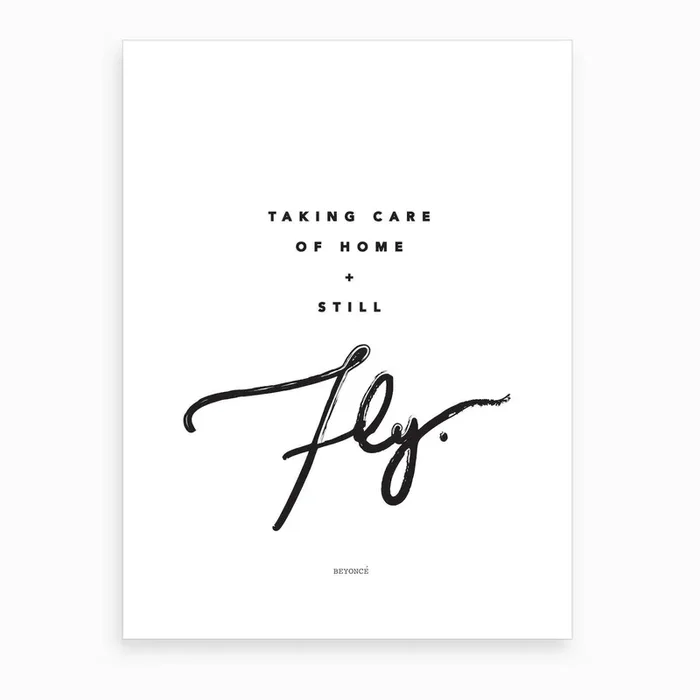 Beyonce Quote Art Print by Girl Visual
