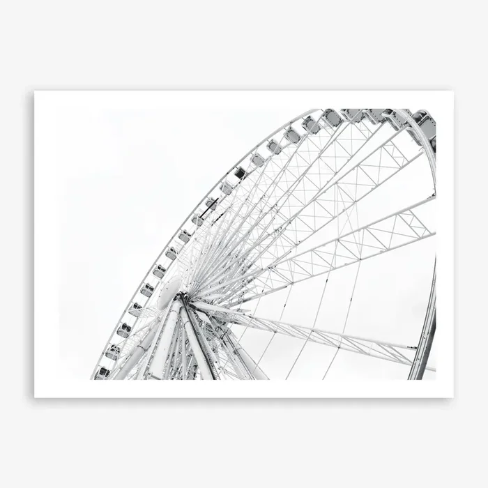 Big Wheel Art Print by Civilised Humans