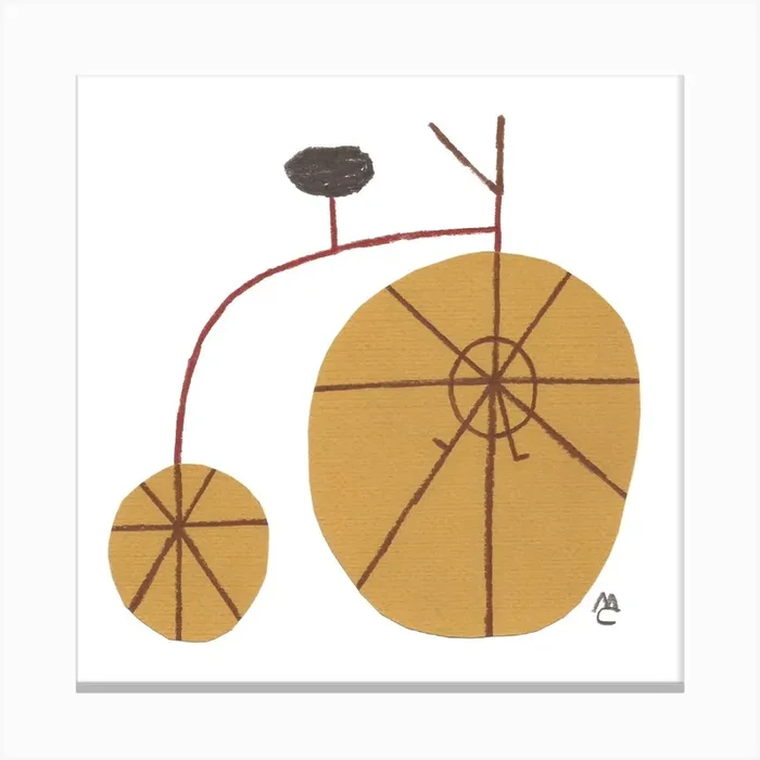 Bike 9 Square Canvas Print by Marco Carrer