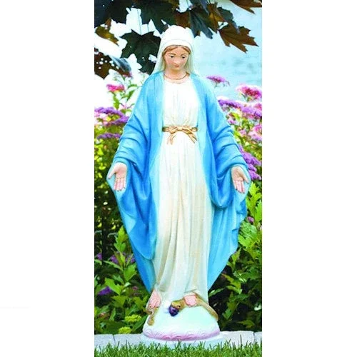 Blessed Mother Mary Sculpture 32.5 ” High