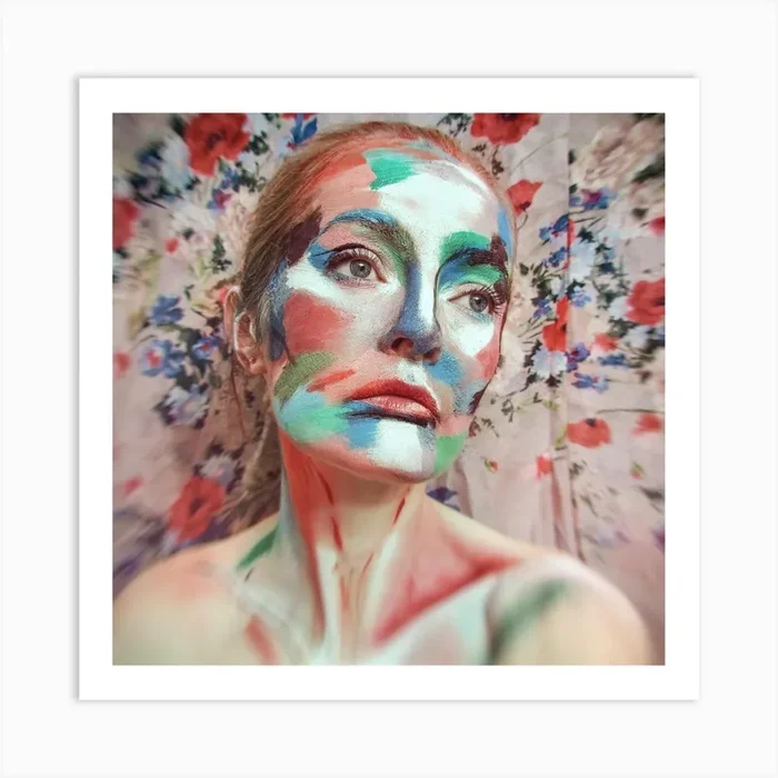 Body Paint 1 Art Print by Henry Zachary