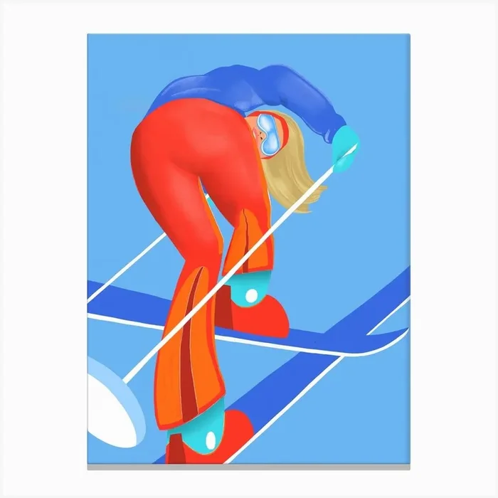 Bonjour Canvas Print by Ieva Ragauskaite