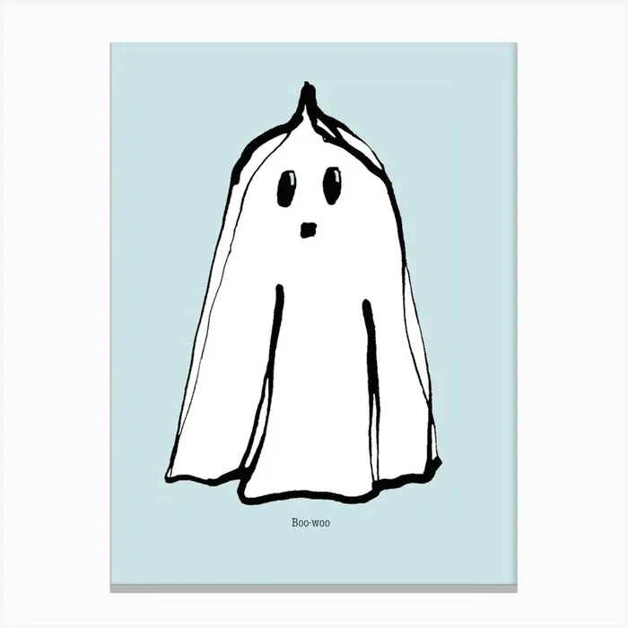 Boo Woo Canvas Print by Jason Davies-Redgrave