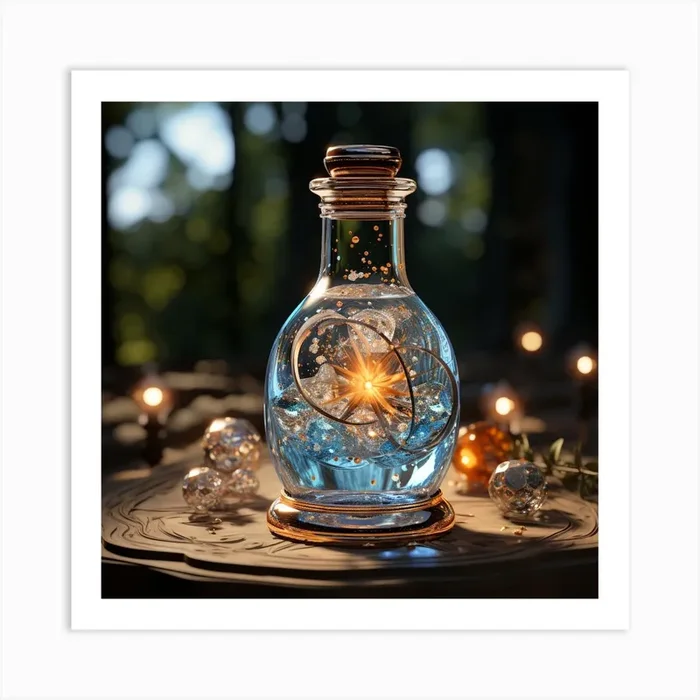 Bottle Of Magic 1 Art Print by Kimmie Marie
