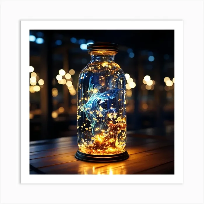 Bottle Of Magic Art Print by Kimmie Marie