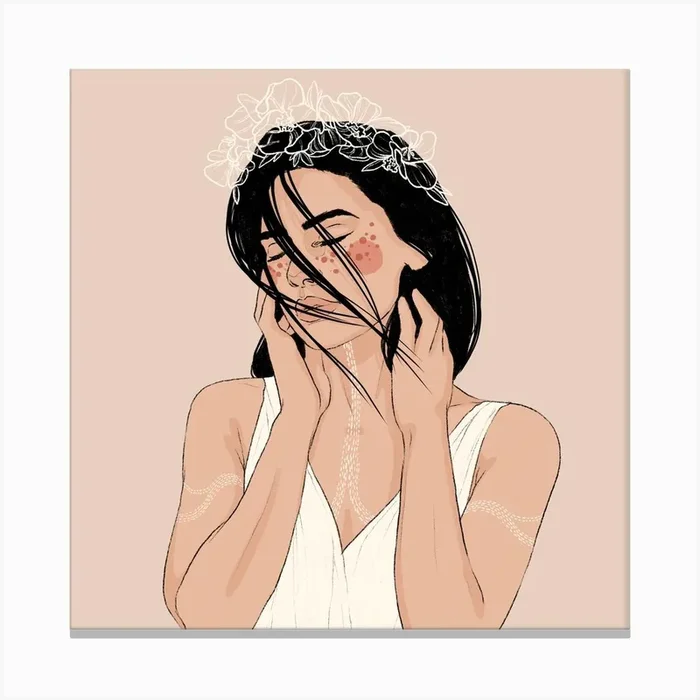 Breath Canvas Print by Julia Kretschmann