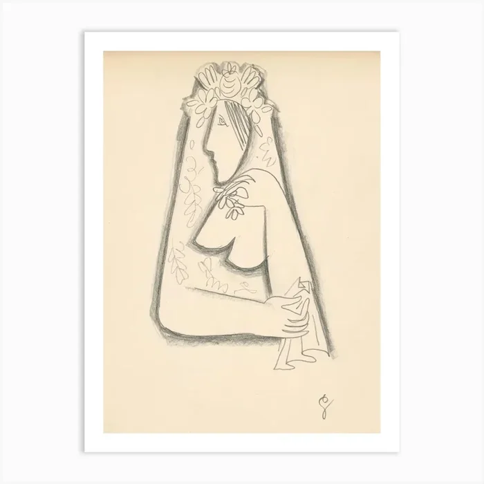 Bride, Mikuláš Galanda 1 Art Print by Fy! Classic Art Prints and Posters