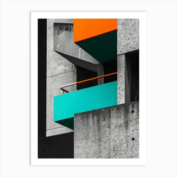 Brutalist010 Art Print by ArtScape