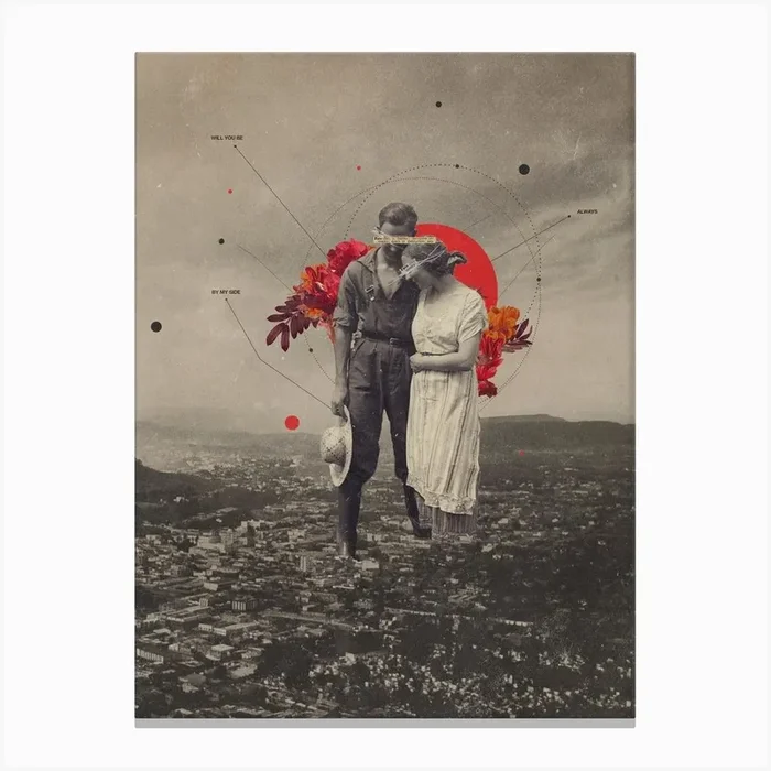 By My Side Canvas Print by Frank Moth