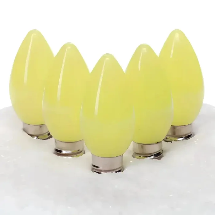 C7 Gold Smooth ProCore LED Christmas Light Bulbs