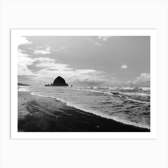Cannon Beach No 1 Art Print by Crystal Lynn Collins